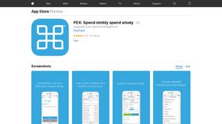 PEX: Spend nimbly spend wisely on the App Store - iTunes - Apple