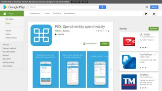 PEX: Spend nimbly spend wisely - Apps on Google Play