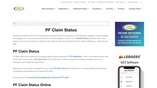 PF Claim Status - Check Online or UMANG or Missed Call - IndiaFilings