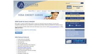 VISA Credit Cards - Pasadena Federal Credit Union