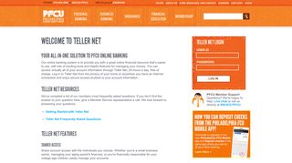 Online Banking Login | Teller Net | Philadelphia Federal Credit Union