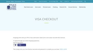 Visa Checkout | PFFCU - Police and Fire Federal Credit UnionPFFCU ...