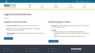 Log In to Online Services - EDD - CA.gov