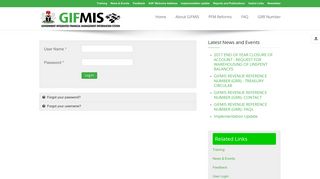 User Login - Welcome to GIFMIS - Government Integrated Financial ...