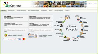 E-Services - ZimConnect Portal