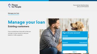 Login - PFP - Apply for a personal loan - PFP - Places for People