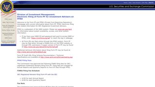 Electronic Filing of Form PF for Investment Advisers on PFRD - SEC.gov