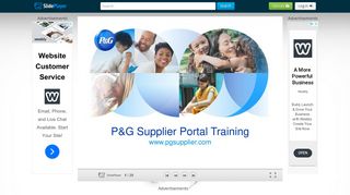 P&G Supplier Portal Training - ppt download - SlidePlayer