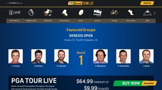 PGA TOUR LIVE on NBC Sports Gold