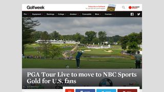 PGA Tour Live to move to NBC Sports Gold for U.S. fans | Golfweek