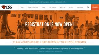 Register - PGC Basketball