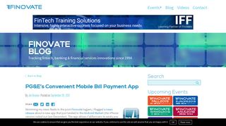 PG&E's Convenient Mobile Bill Payment App - Finovate