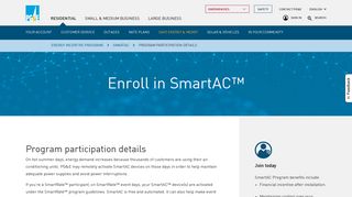 SmartAC technology and activation - PG&E