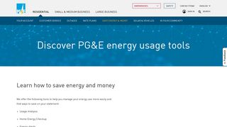Analyze residential power usage - PG&E
