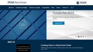 PGIM Real Estate – Home page