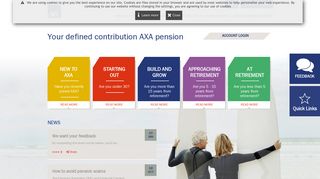 Your defined contribution AXA pension