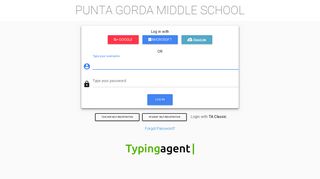 punta gorda middle school - Login - Typing Agent