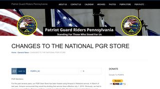 CHANGES TO THE NATIONAL PGR STORE | Patriot Guard Riders ...