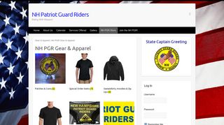 NH PGR Gear & Apparel - NH Patriot Guard Riders