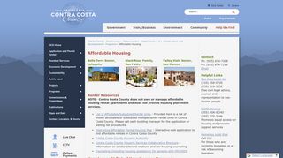 Affordable Housing | Contra Costa County, CA Official Website