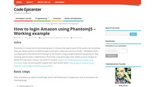 How to login Amazon using PhantomJS - Working example | Code ...