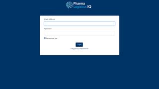 Sign In | Pharma Logistics