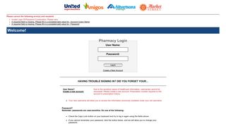 Login Page | ePharmacy - NHIN.com