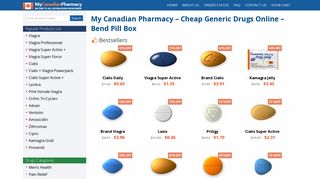 My Canadian Pharmacy – Cheap Generic Drugs Online – Bend Pill Box