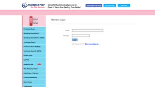Job Portal Login Page - Pharmacy Prep