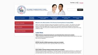 Welcome to PEBC Pharmacists Website