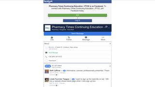 Pharmacy Times Continuing Education - PTCE - Facebook