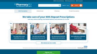 Repeat Prescriptions from the UK's largest NHS dispensary