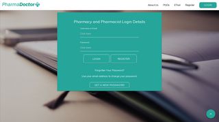 Pharmacy and Pharmacist Login Details - PharmaDoctor