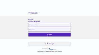 Login Purple Health - PharmaSecure