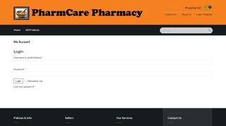 My Account – PharmCare Pharmacy