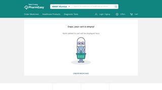 Order Medicines Online - Cart - PharmEasy