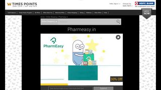 30% Off Pharmeasy.in - Times Points