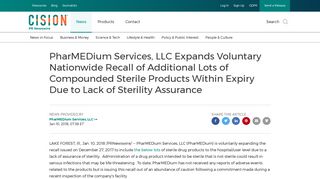 PharMEDium Services, LLC Expands Voluntary Nationwide Recall of ...
