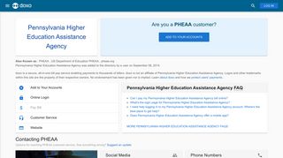 Pennsylvania Higher Education Assistance Agency (PHEAA): Login ...