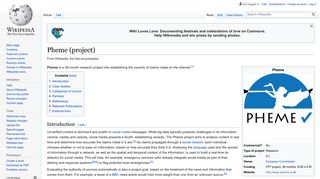 Pheme (project) - Wikipedia