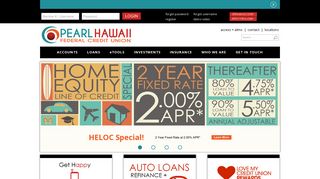 Pearl Hawaii Federal Credit Union-Upgrade you. Loans, Savings ...