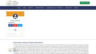 Official Alumni community of Indian Institutes of Public Health