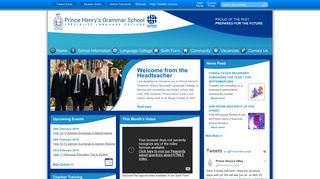 Prince Henrys Grammar School - Home