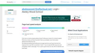 Access akeleywood.fireflycloud.net. Login - Akeley Wood School