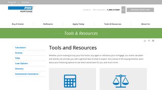 Tools & Resources | PHH Mortgage