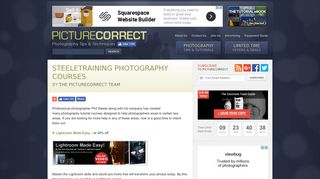 SteeleTraining Photography Courses - PictureCorrect