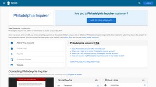 Philadelphia Inquirer: Login, Bill Pay, Customer Service and Care ...