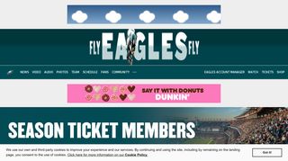 Philadelphia Eagles Season Ticket Member STM