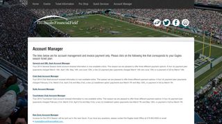 Account Manager - Lincoln Financial Field