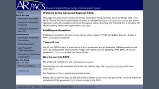 ARPACS Advanced Regional Picture Archive Communication System